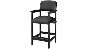 Billiard Spectator Chair in Black finish