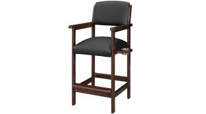 Billiard Spectator Chair in Cappuccino finish