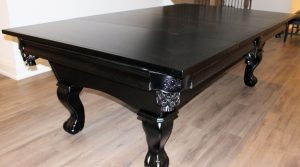 Pre-Owned 7' Pool Table Dining Top in Black