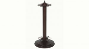 Metal 6 Cue Stand in Espresso finish