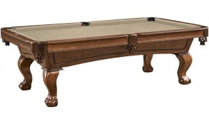 9' Acadia Pool Table in Chestnut Finish
