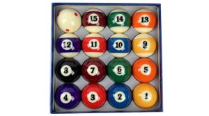 Premium Pro Cup Tournament Phenolic Resin Pool Balls Set 2 1/4"