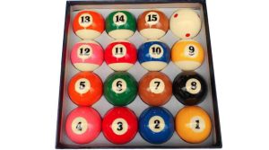 Super Pro TV Tournament Phenolic Resin Pool Balls Set 2 1/4"
