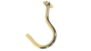 Large Brass Hook for Bridge or Triangle