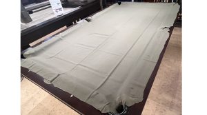 Used Olive Championship Invitational Teflon Pool Table Bed Cloth - 8' Size