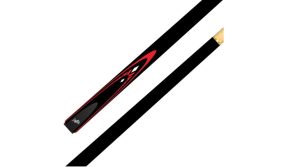 Dufferin Aggressor Maple 57" 2-piece 10mm Snooker Cue in Red